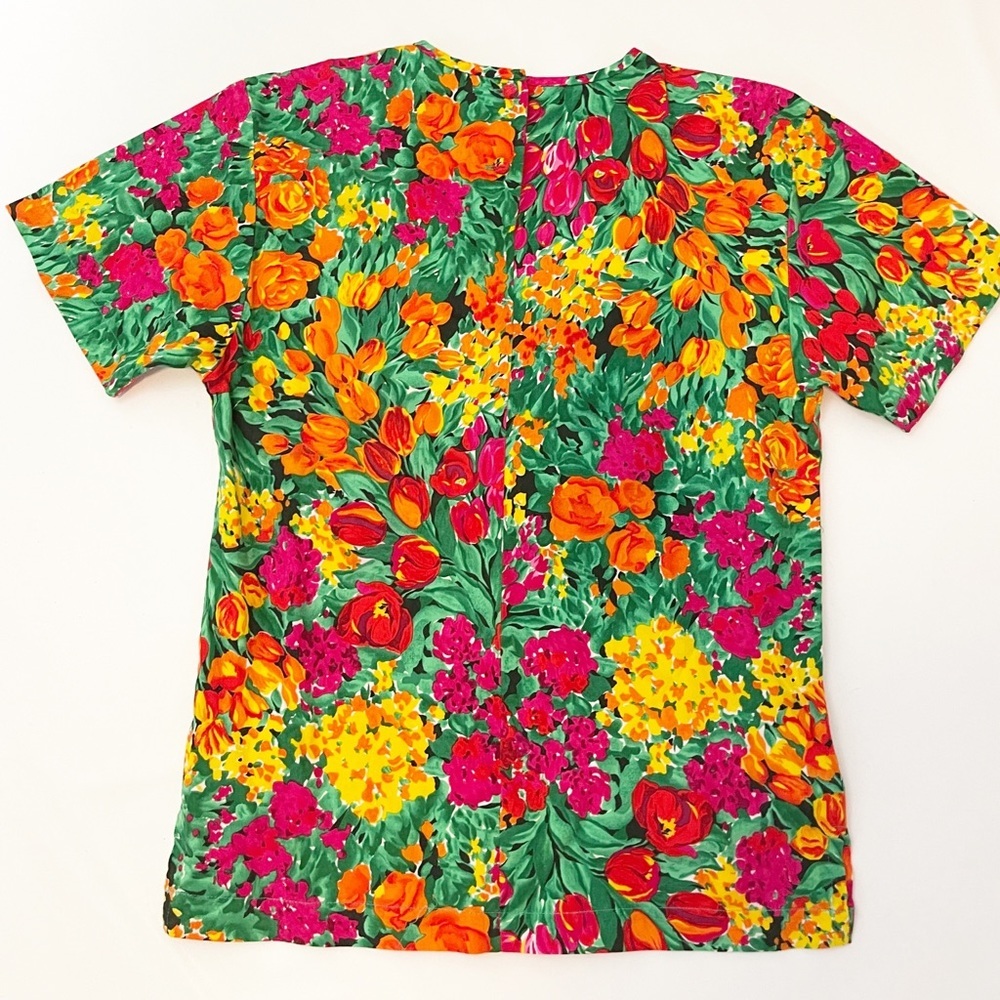tanner collection floral top size 4